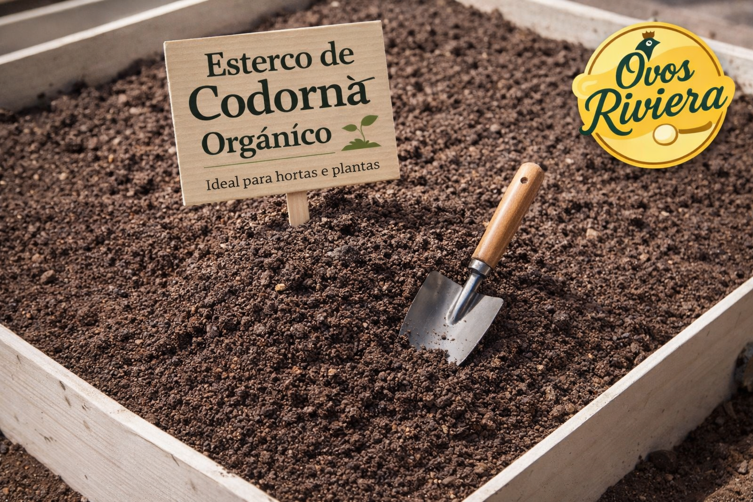 Esterco de Codorna Orgânico  Nutrição natural para suas plantas!